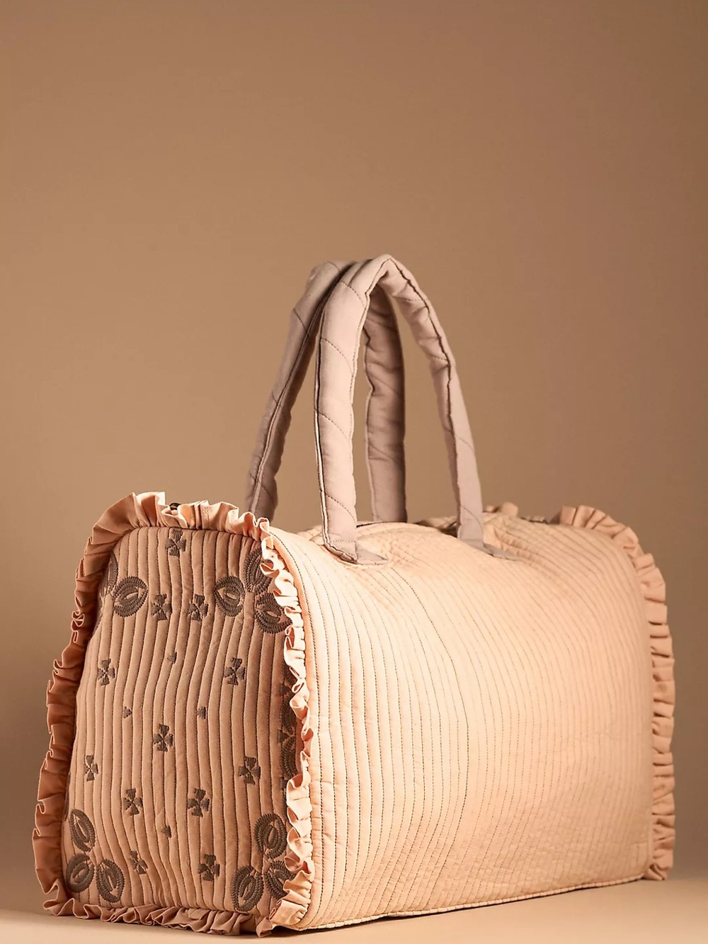 Llani X Anthropologie Embroidered Weekender Bag Rare + sold out! - Picture 2 of 4